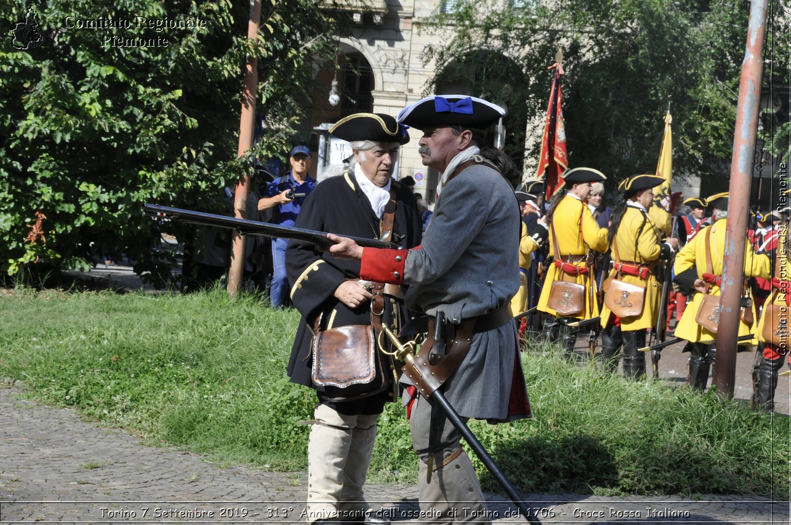 Torino 7 Settembre 2019 - 313 Anniversario dell'assedio di Torino del 1706 - Croce Rossa Italiana