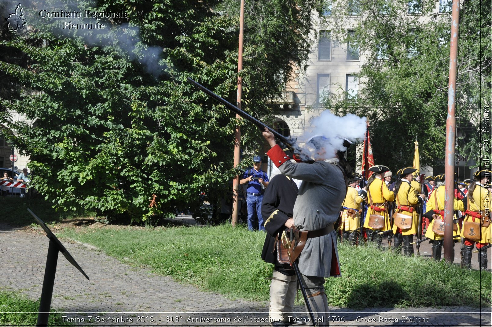 Torino 7 Settembre 2019 - 313 Anniversario dell'assedio di Torino del 1706 - Croce Rossa Italiana