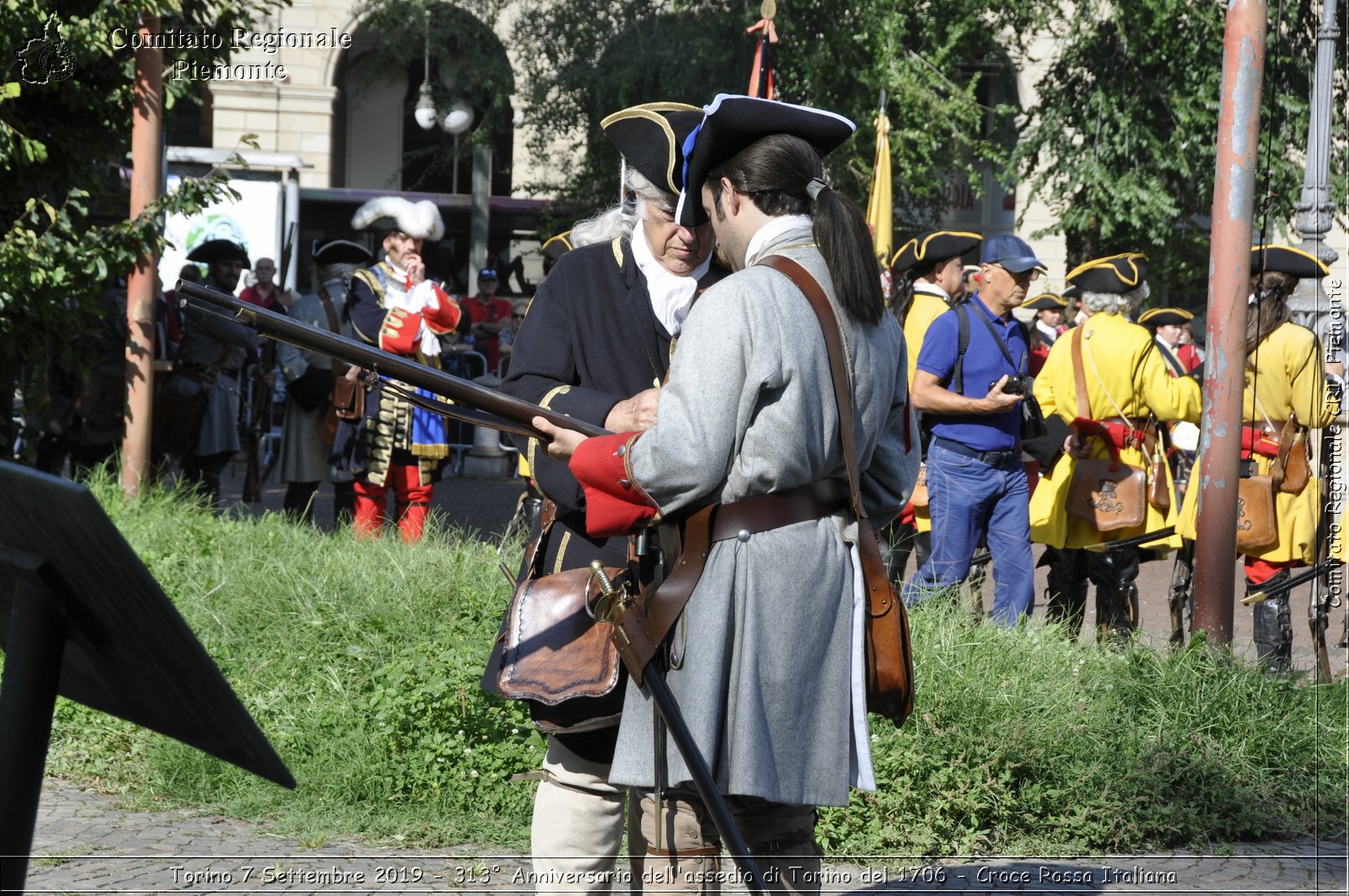 Torino 7 Settembre 2019 - 313 Anniversario dell'assedio di Torino del 1706 - Croce Rossa Italiana