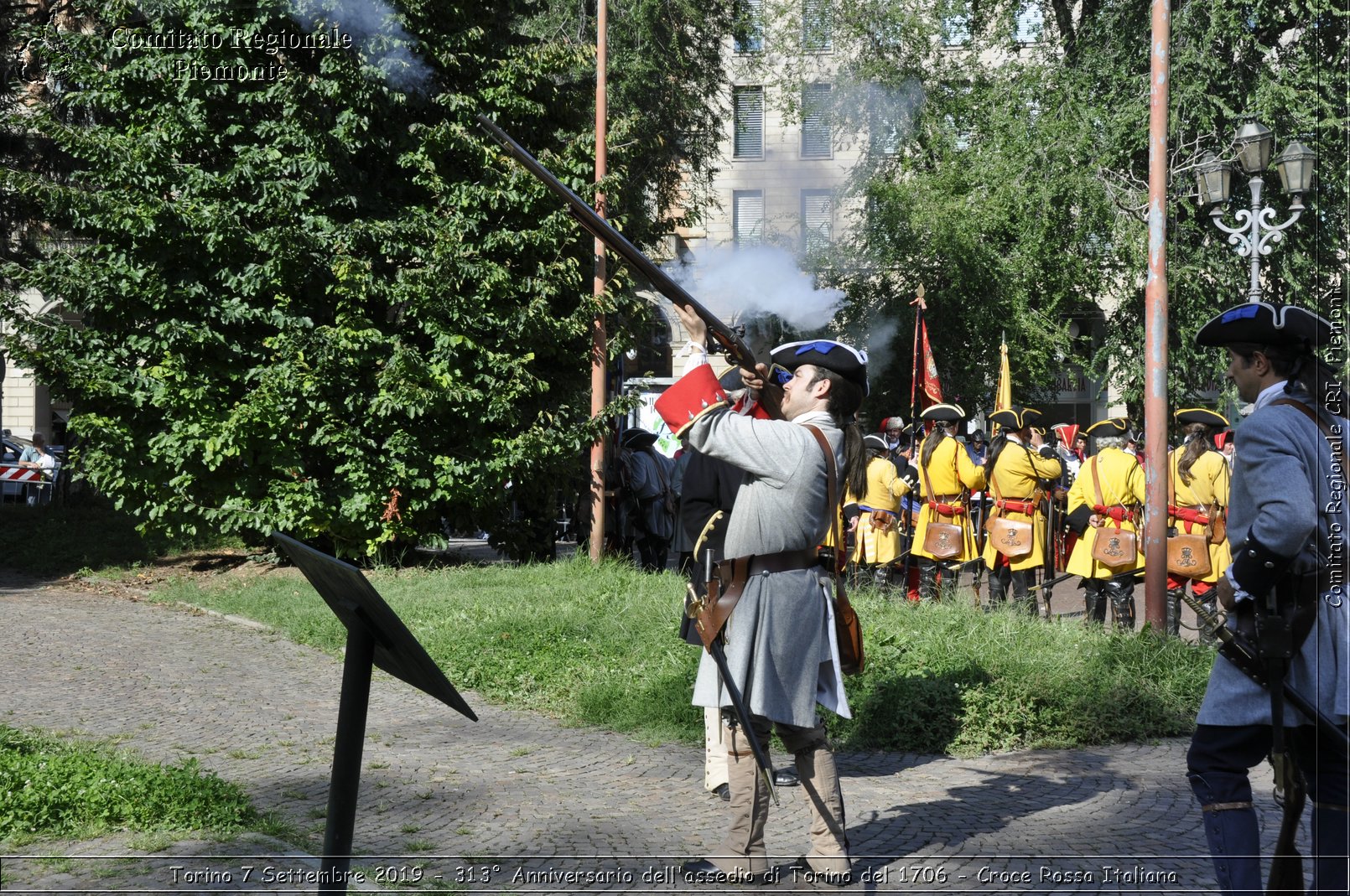 Torino 7 Settembre 2019 - 313 Anniversario dell'assedio di Torino del 1706 - Croce Rossa Italiana