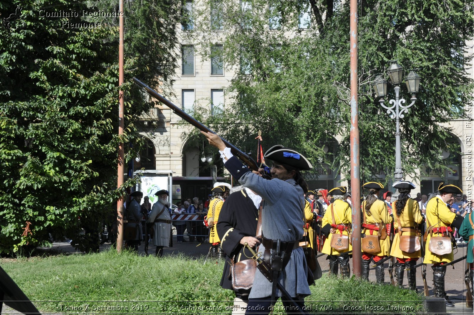 Torino 7 Settembre 2019 - 313 Anniversario dell'assedio di Torino del 1706 - Croce Rossa Italiana