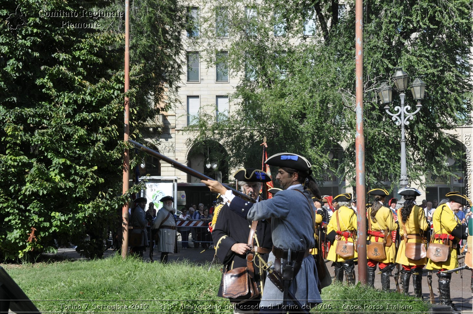 Torino 7 Settembre 2019 - 313 Anniversario dell'assedio di Torino del 1706 - Croce Rossa Italiana