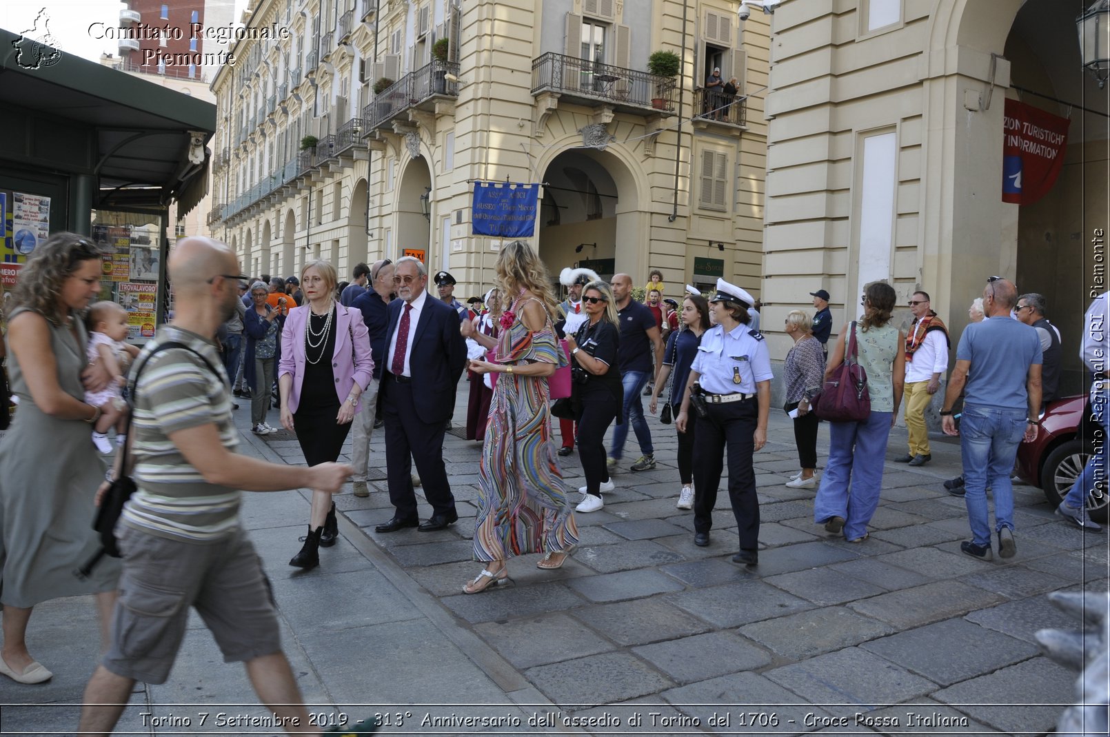 Torino 7 Settembre 2019 - 313 Anniversario dell'assedio di Torino del 1706 - Croce Rossa Italiana