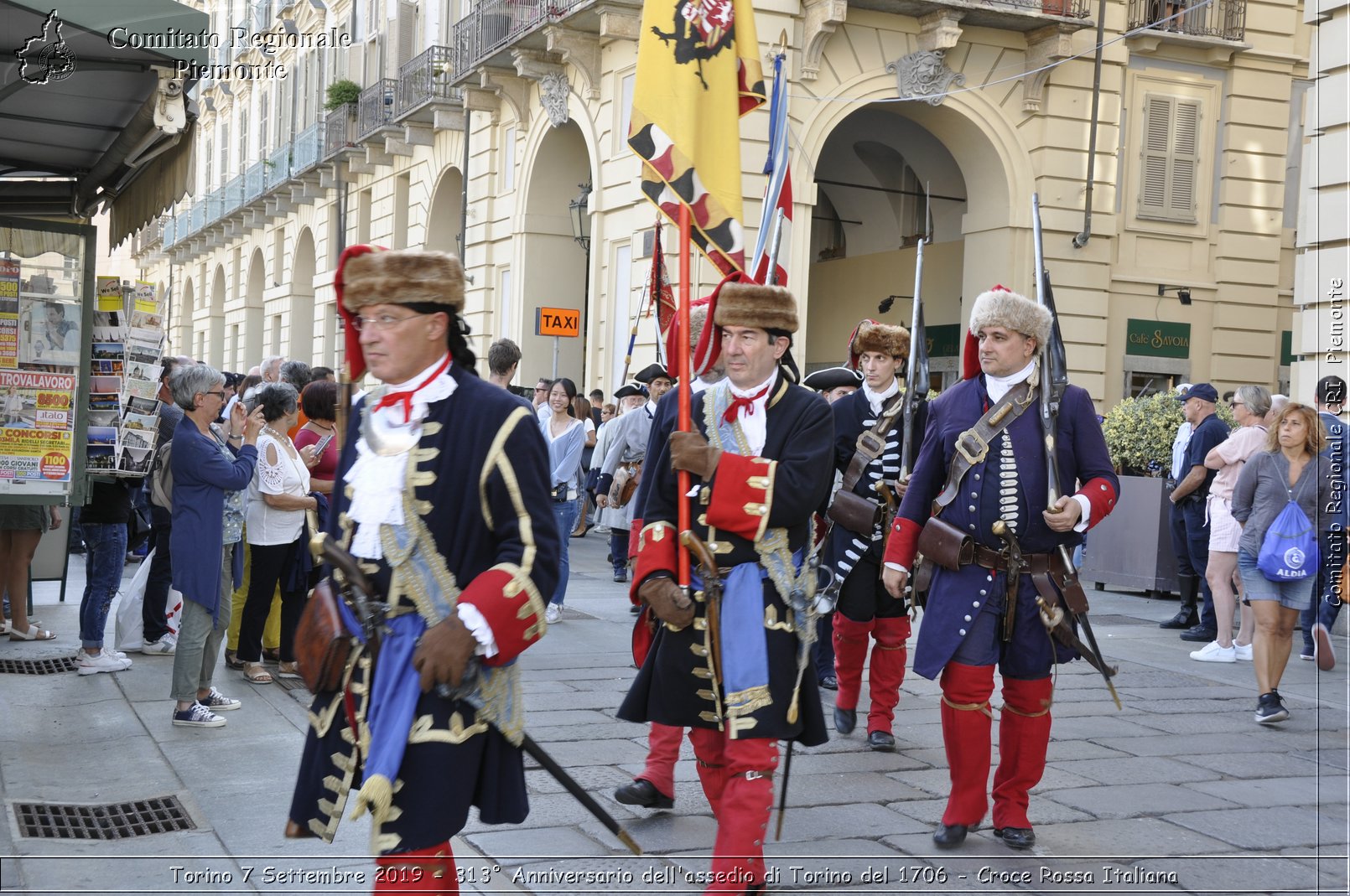 Torino 7 Settembre 2019 - 313 Anniversario dell'assedio di Torino del 1706 - Croce Rossa Italiana