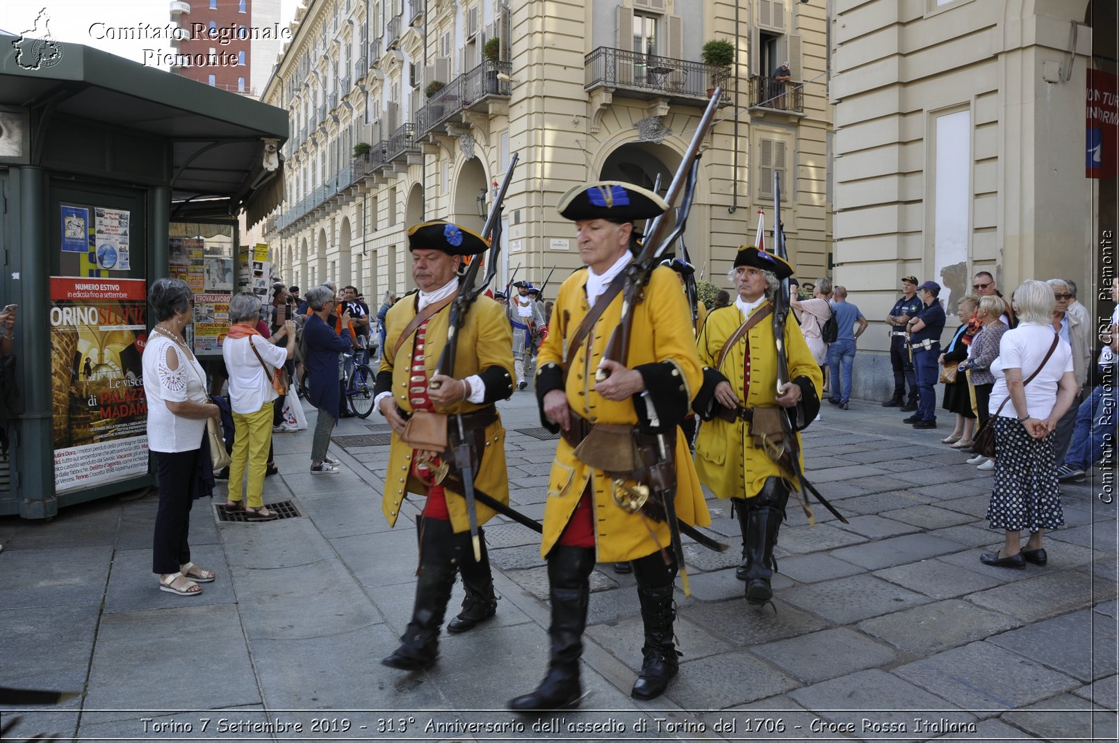 Torino 7 Settembre 2019 - 313 Anniversario dell'assedio di Torino del 1706 - Croce Rossa Italiana