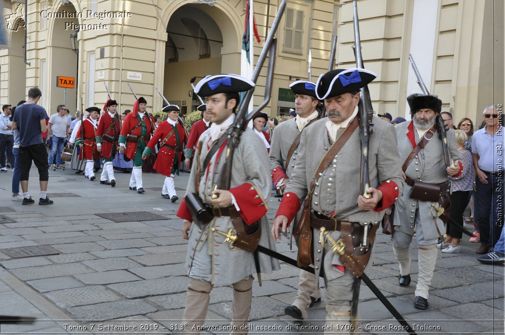 Torino 7 Settembre 2019 - 313 Anniversario dell'assedio di Torino del 1706 - Croce Rossa Italiana