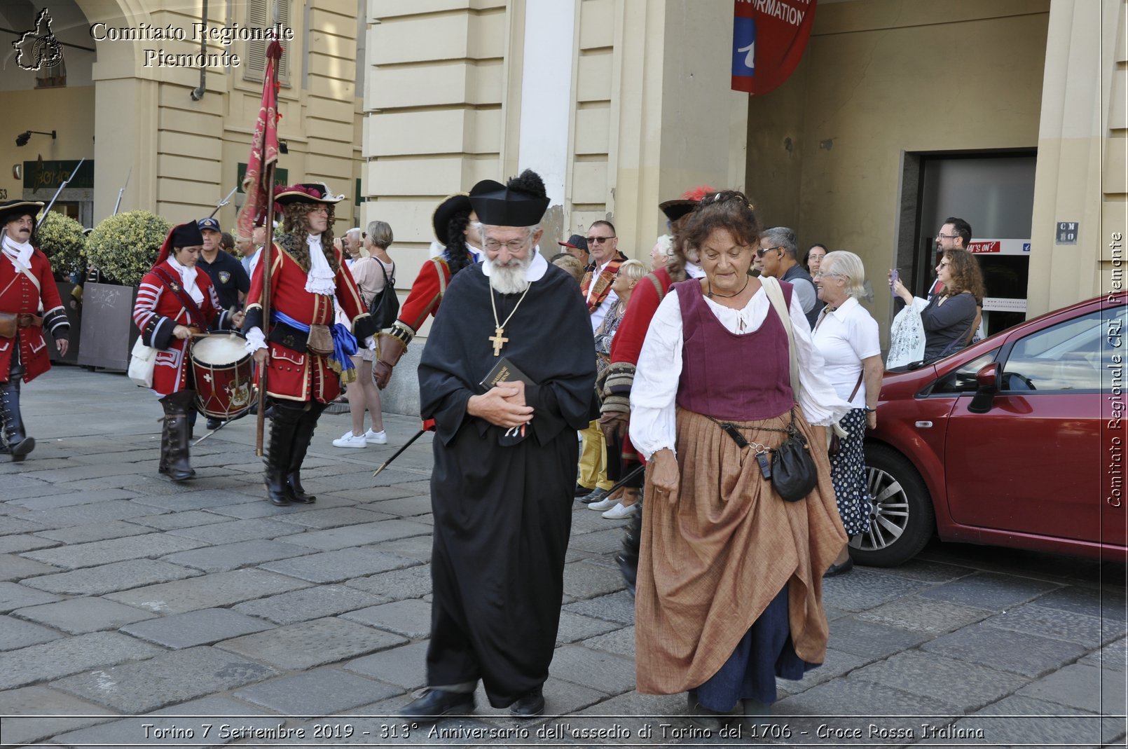 Torino 7 Settembre 2019 - 313 Anniversario dell'assedio di Torino del 1706 - Croce Rossa Italiana