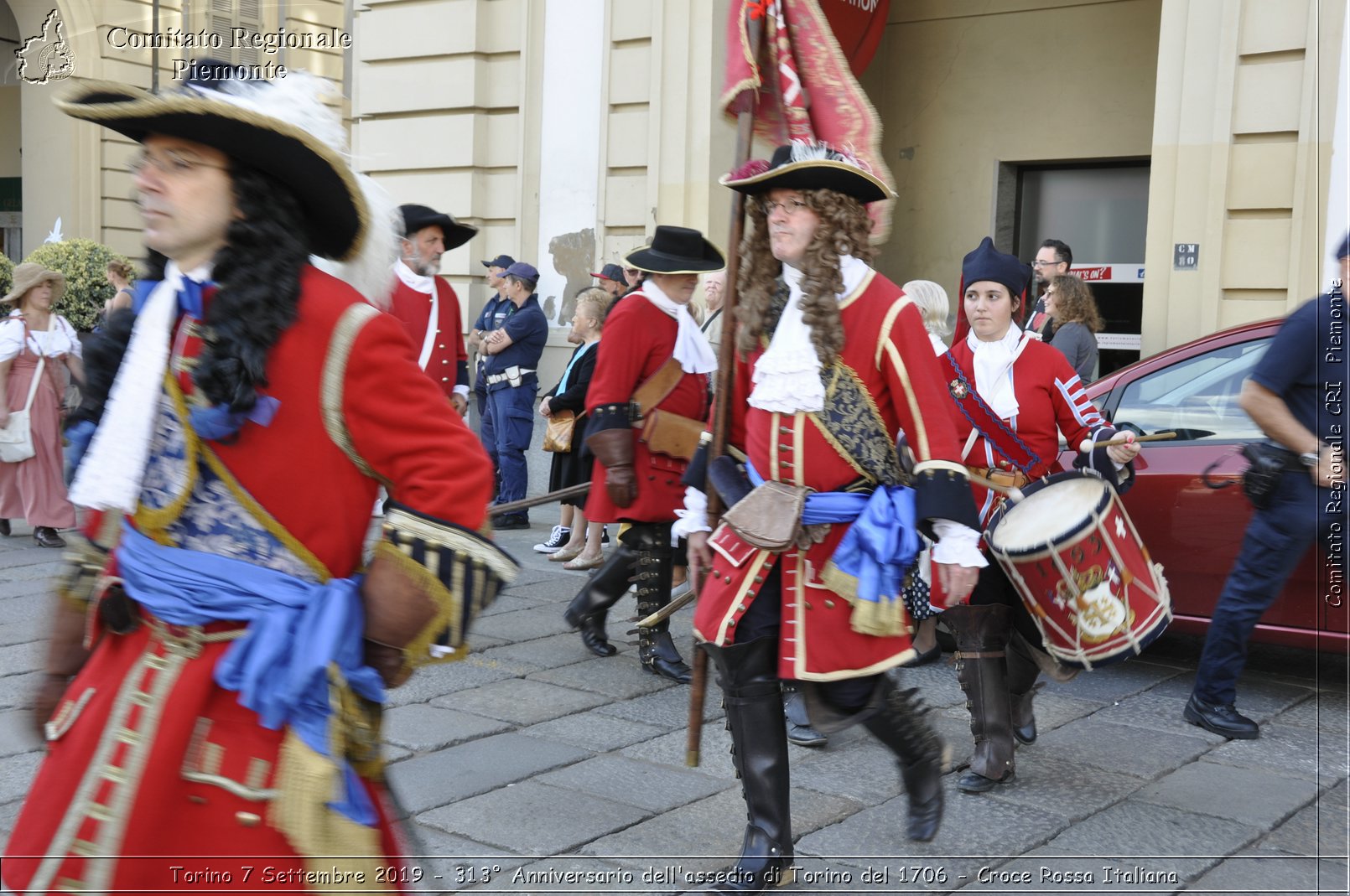 Torino 7 Settembre 2019 - 313 Anniversario dell'assedio di Torino del 1706 - Croce Rossa Italiana