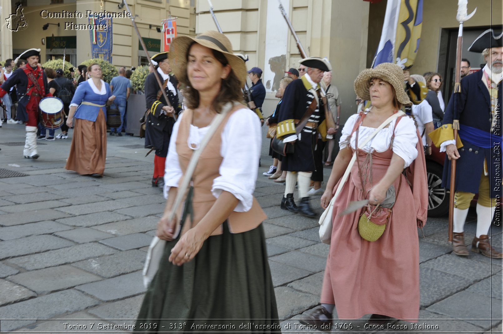 Torino 7 Settembre 2019 - 313 Anniversario dell'assedio di Torino del 1706 - Croce Rossa Italiana