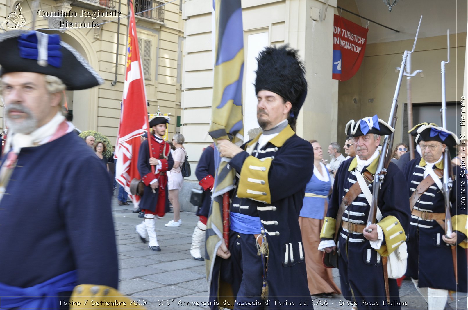 Torino 7 Settembre 2019 - 313 Anniversario dell'assedio di Torino del 1706 - Croce Rossa Italiana