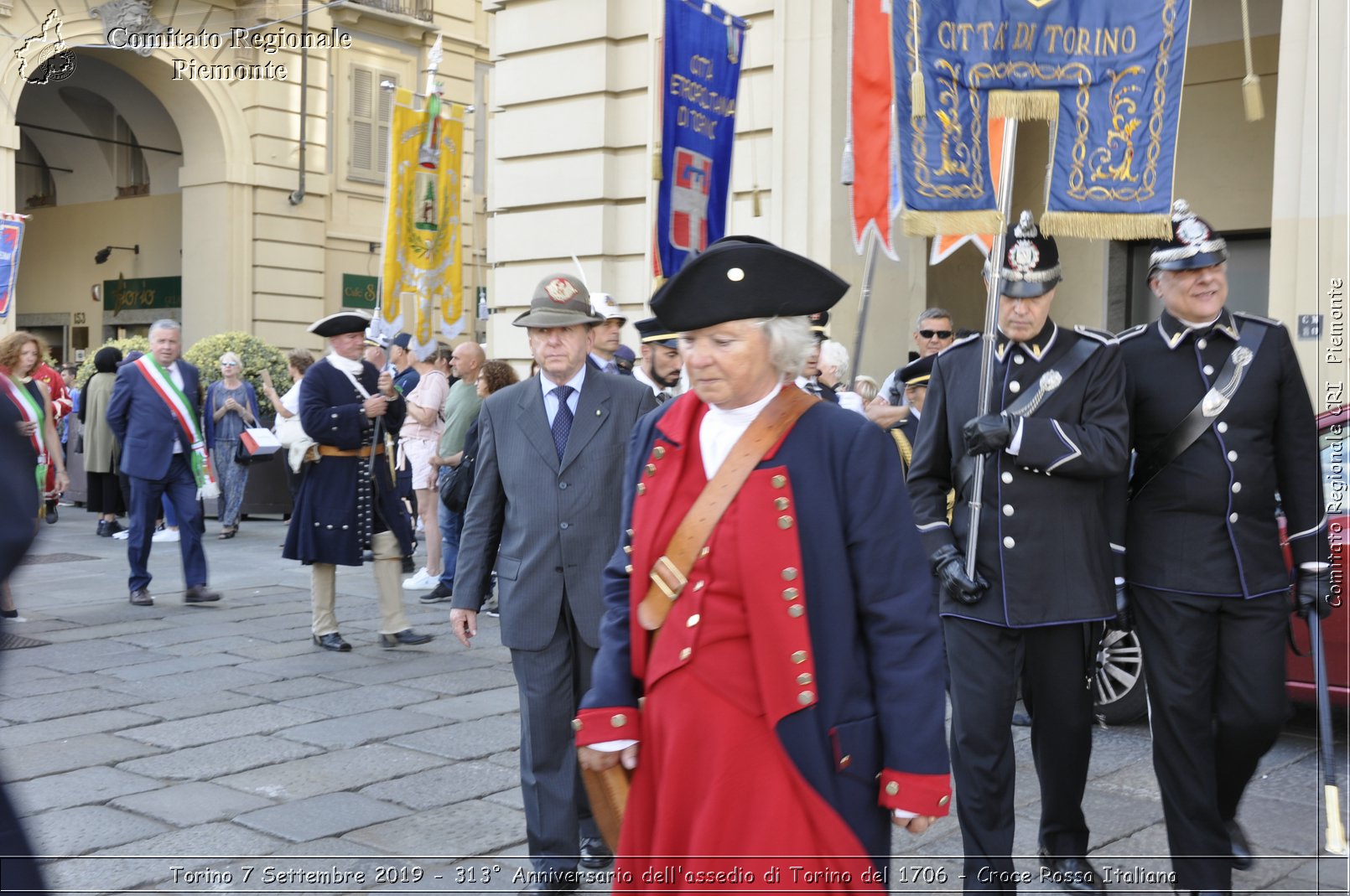 Torino 7 Settembre 2019 - 313 Anniversario dell'assedio di Torino del 1706 - Croce Rossa Italiana