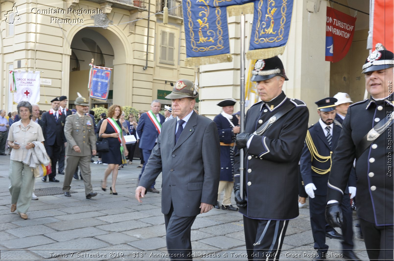 Torino 7 Settembre 2019 - 313 Anniversario dell'assedio di Torino del 1706 - Croce Rossa Italiana