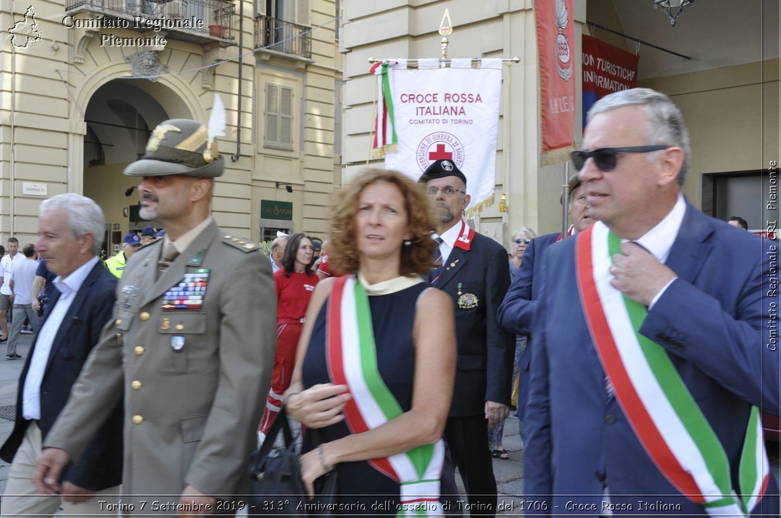 Torino 7 Settembre 2019 - 313 Anniversario dell'assedio di Torino del 1706 - Croce Rossa Italiana