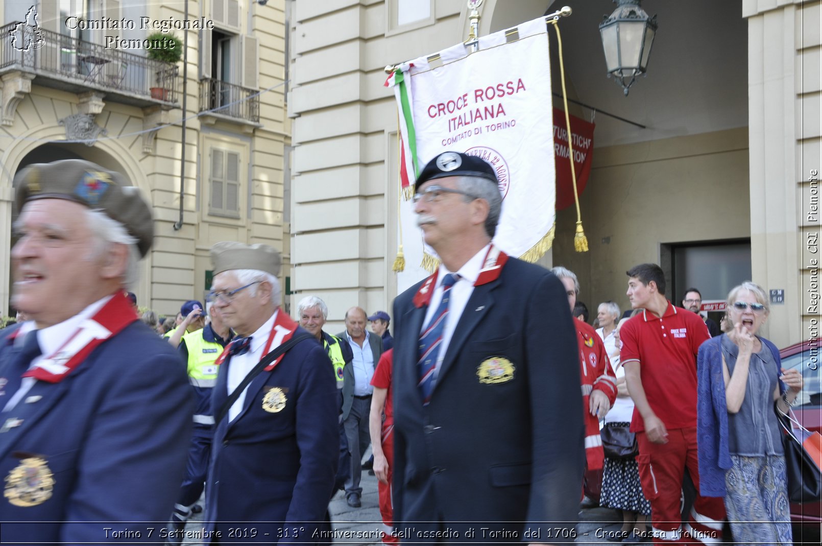 Torino 7 Settembre 2019 - 313 Anniversario dell'assedio di Torino del 1706 - Croce Rossa Italiana