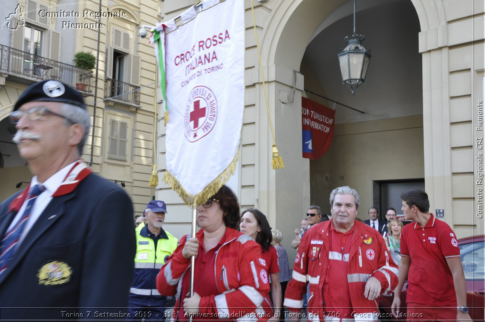 Torino 7 Settembre 2019 - 313 Anniversario dell'assedio di Torino del 1706 - Croce Rossa Italiana