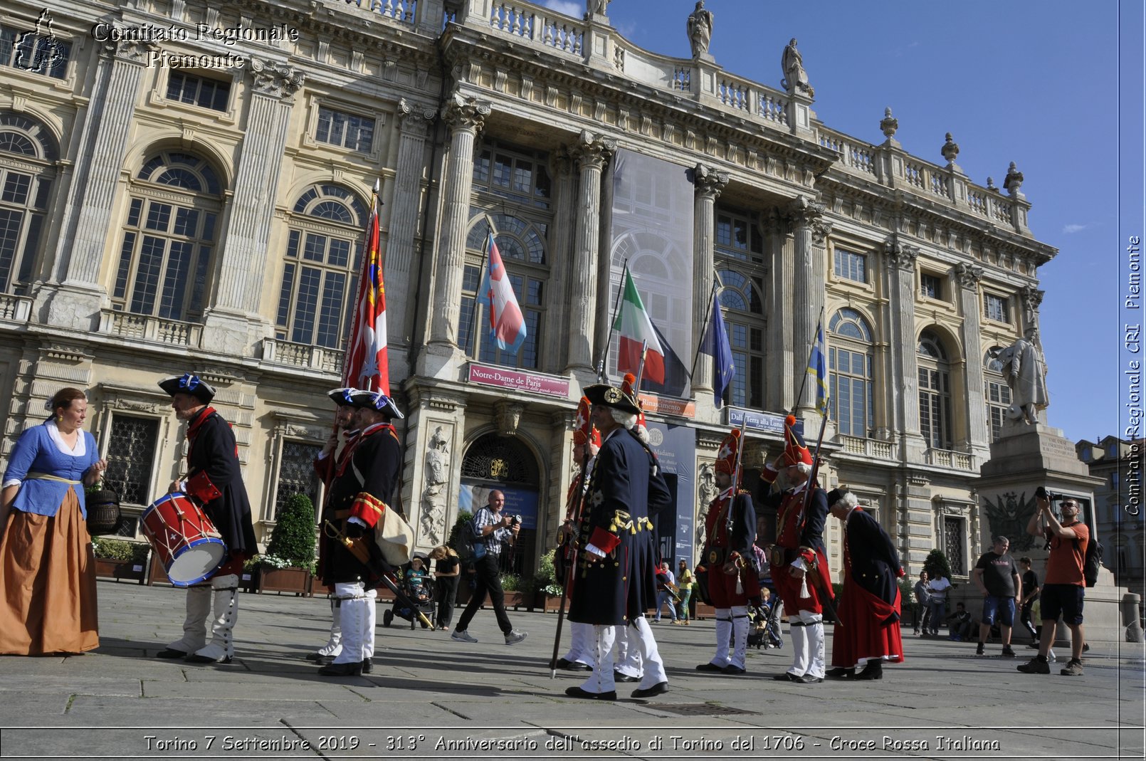 Torino 7 Settembre 2019 - 313 Anniversario dell'assedio di Torino del 1706 - Croce Rossa Italiana