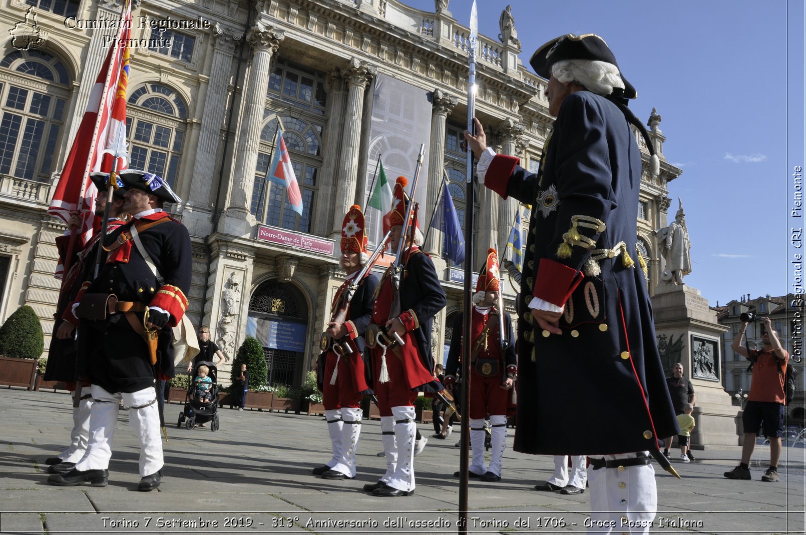 Torino 7 Settembre 2019 - 313 Anniversario dell'assedio di Torino del 1706 - Croce Rossa Italiana