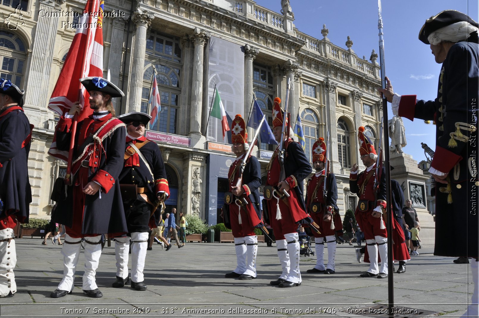 Torino 7 Settembre 2019 - 313 Anniversario dell'assedio di Torino del 1706 - Croce Rossa Italiana