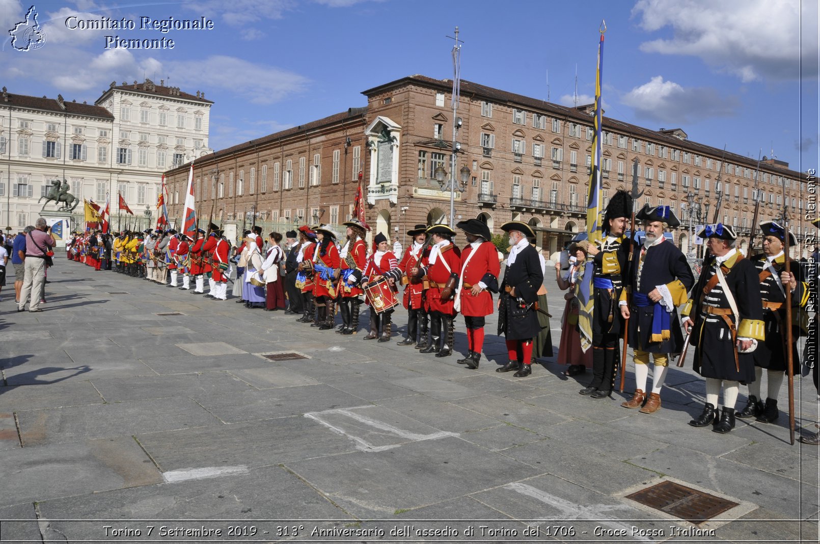 Torino 7 Settembre 2019 - 313 Anniversario dell'assedio di Torino del 1706 - Croce Rossa Italiana