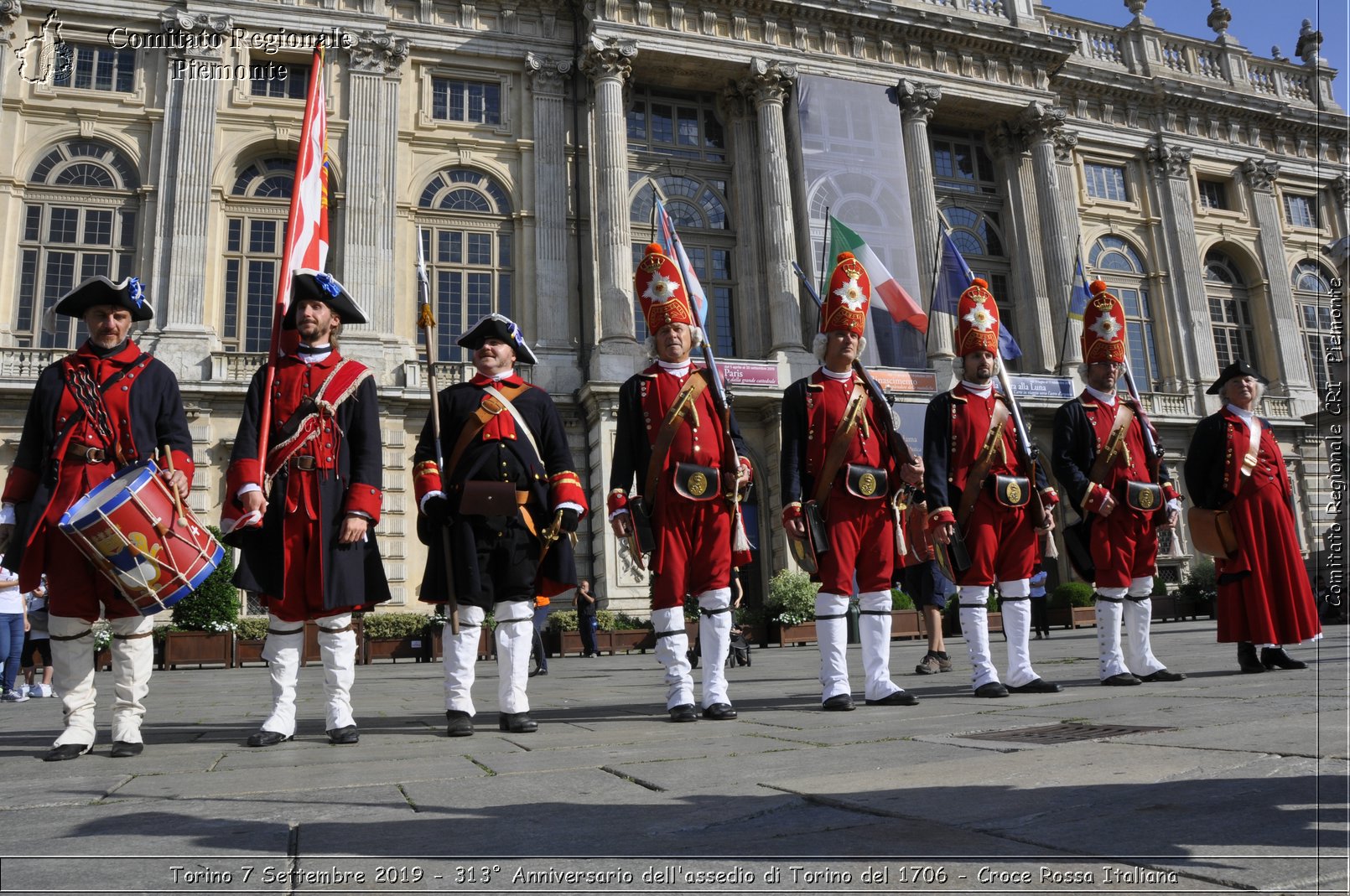 Torino 7 Settembre 2019 - 313 Anniversario dell'assedio di Torino del 1706 - Croce Rossa Italiana