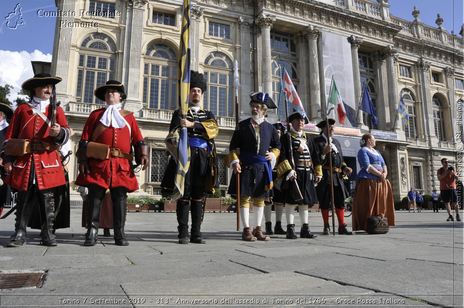 Torino 7 Settembre 2019 - 313 Anniversario dell'assedio di Torino del 1706 - Croce Rossa Italiana