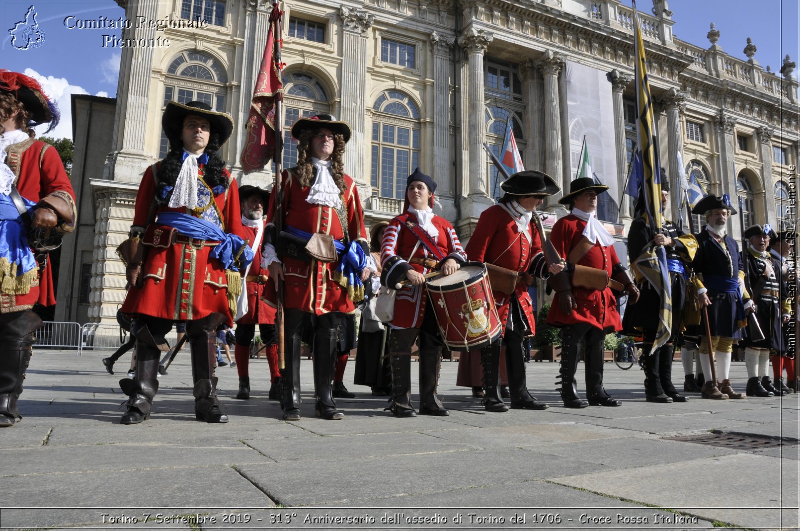 Torino 7 Settembre 2019 - 313 Anniversario dell'assedio di Torino del 1706 - Croce Rossa Italiana