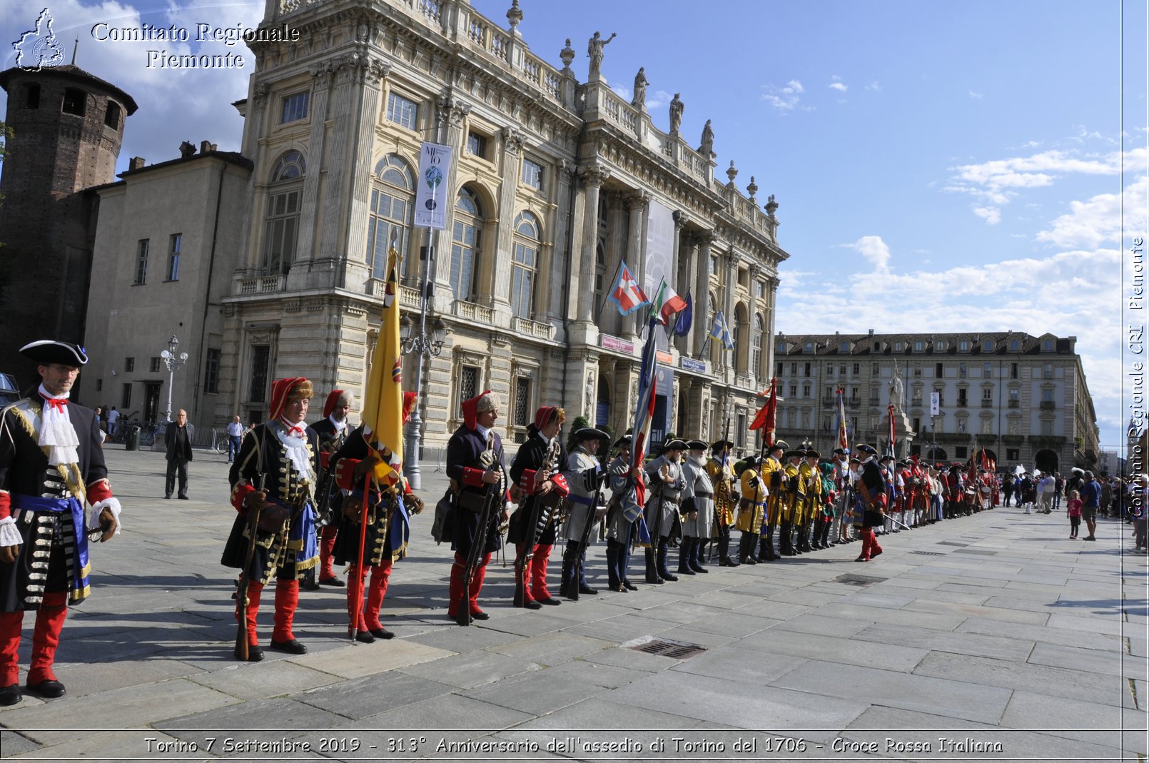 Torino 7 Settembre 2019 - 313 Anniversario dell'assedio di Torino del 1706 - Croce Rossa Italiana