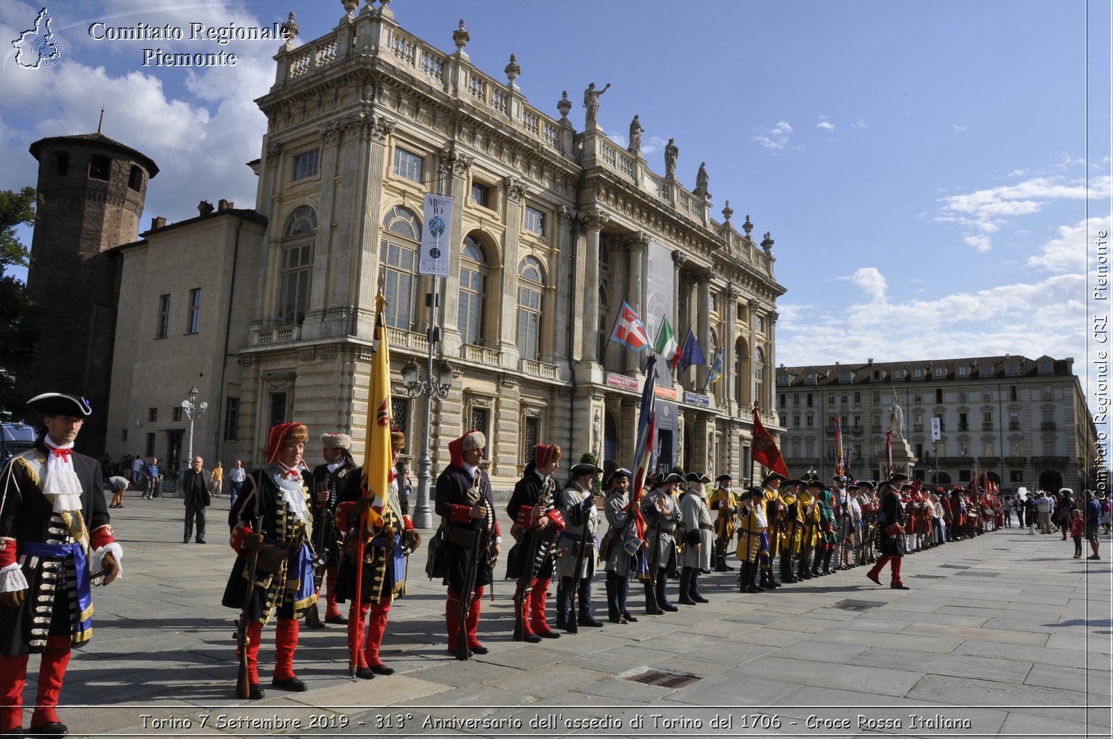 Torino 7 Settembre 2019 - 313 Anniversario dell'assedio di Torino del 1706 - Croce Rossa Italiana