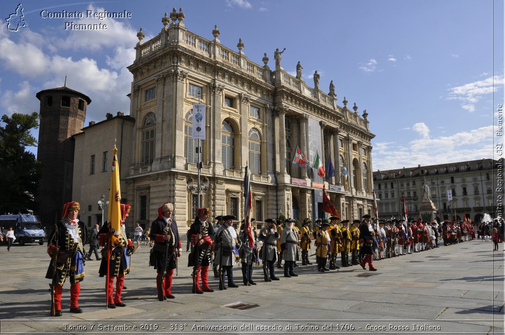 Torino 7 Settembre 2019 - 313 Anniversario dell'assedio di Torino del 1706 - Croce Rossa Italiana