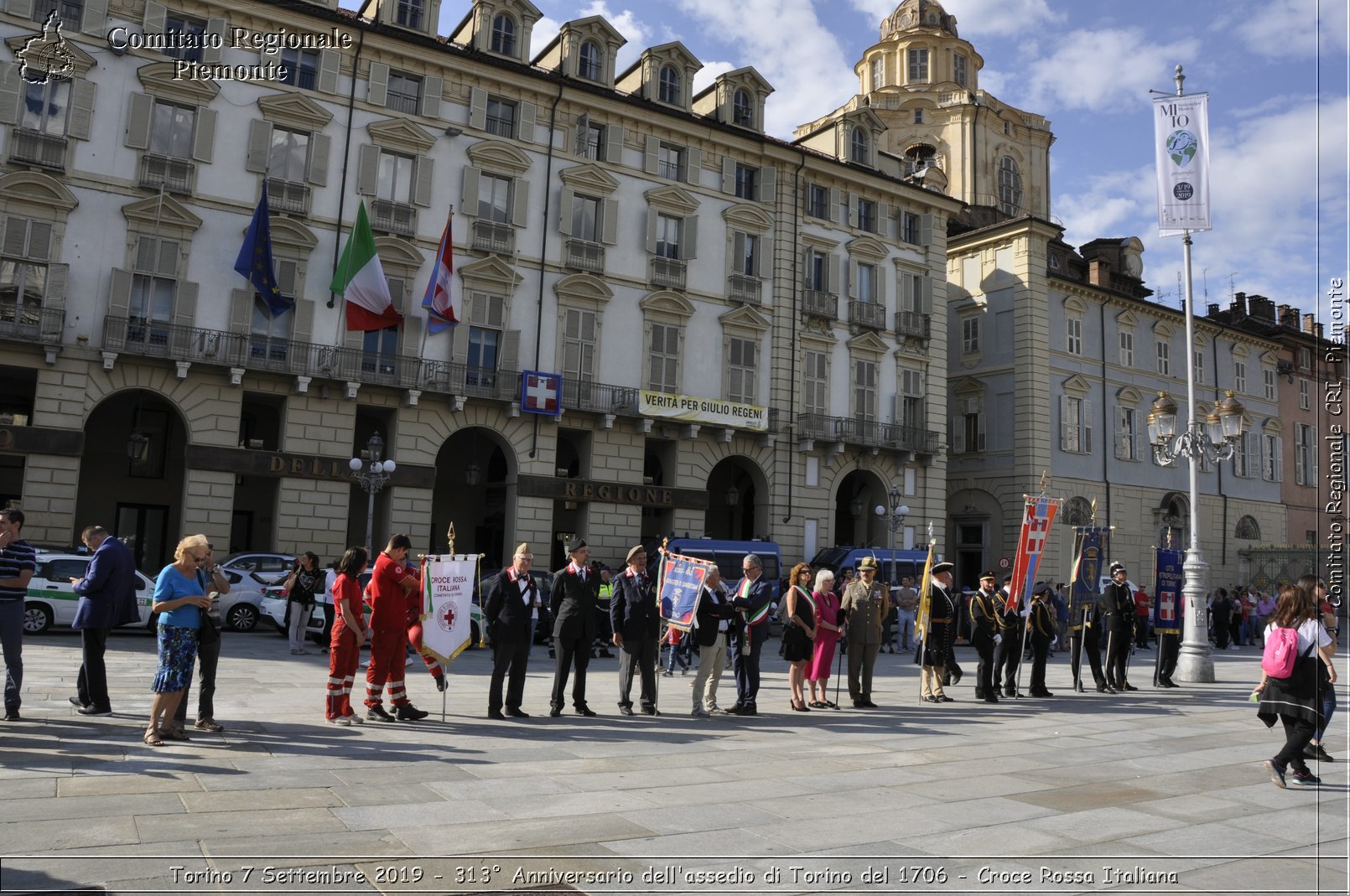 Torino 7 Settembre 2019 - 313 Anniversario dell'assedio di Torino del 1706 - Croce Rossa Italiana