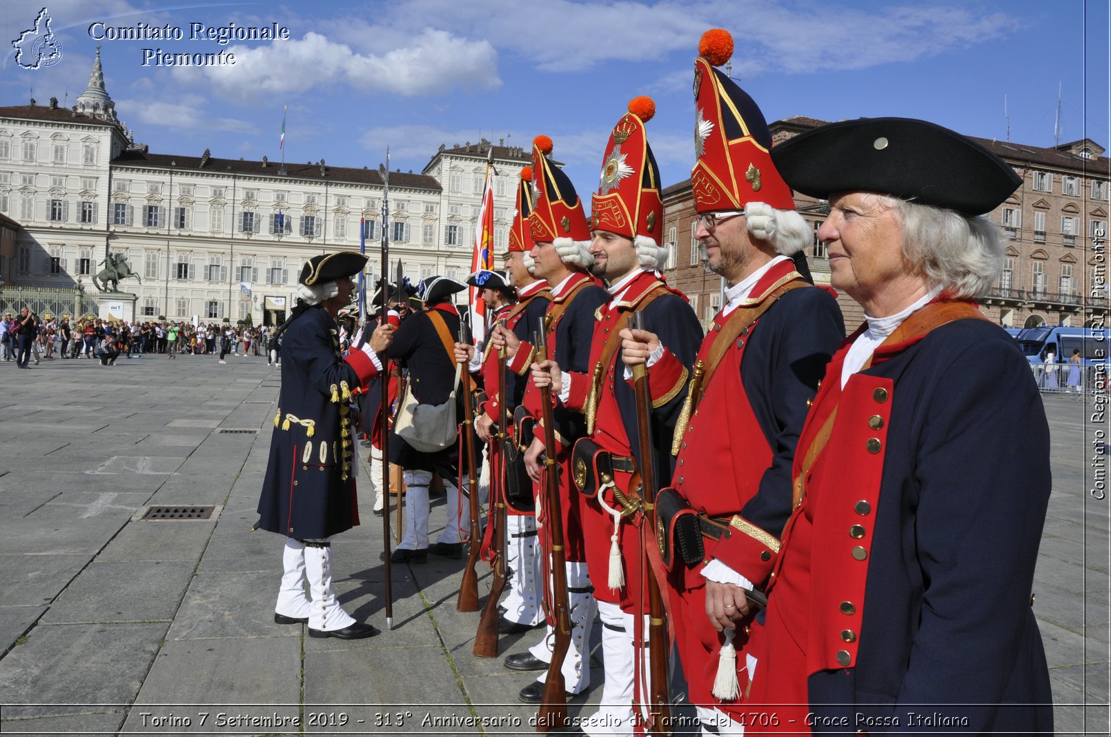 Torino 7 Settembre 2019 - 313 Anniversario dell'assedio di Torino del 1706 - Croce Rossa Italiana