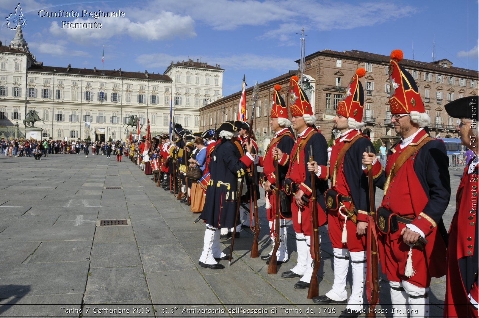 Torino 7 Settembre 2019 - 313 Anniversario dell'assedio di Torino del 1706 - Croce Rossa Italiana