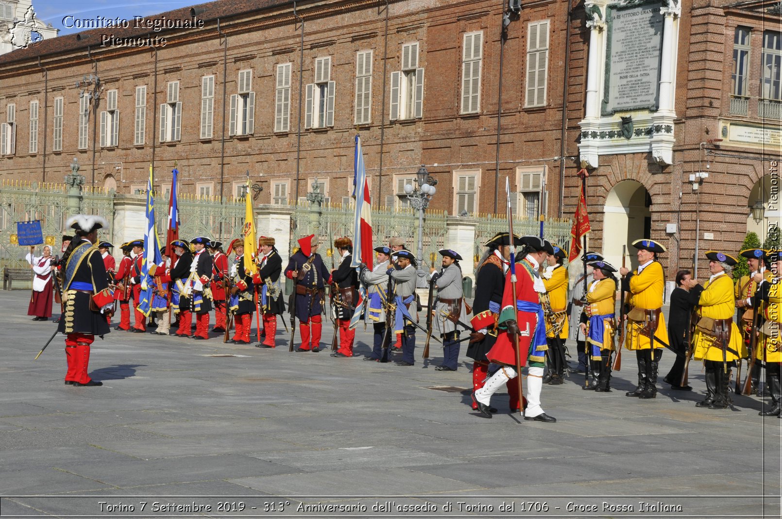 Torino 7 Settembre 2019 - 313 Anniversario dell'assedio di Torino del 1706 - Croce Rossa Italiana