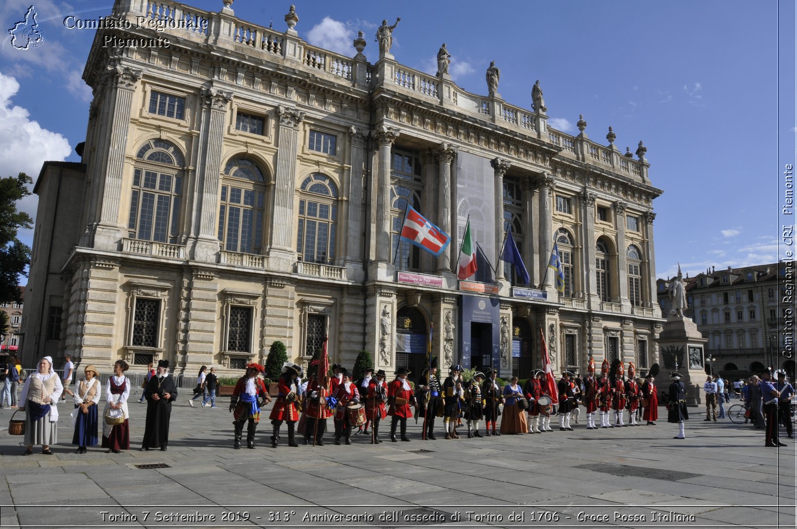 Torino 7 Settembre 2019 - 313 Anniversario dell'assedio di Torino del 1706 - Croce Rossa Italiana