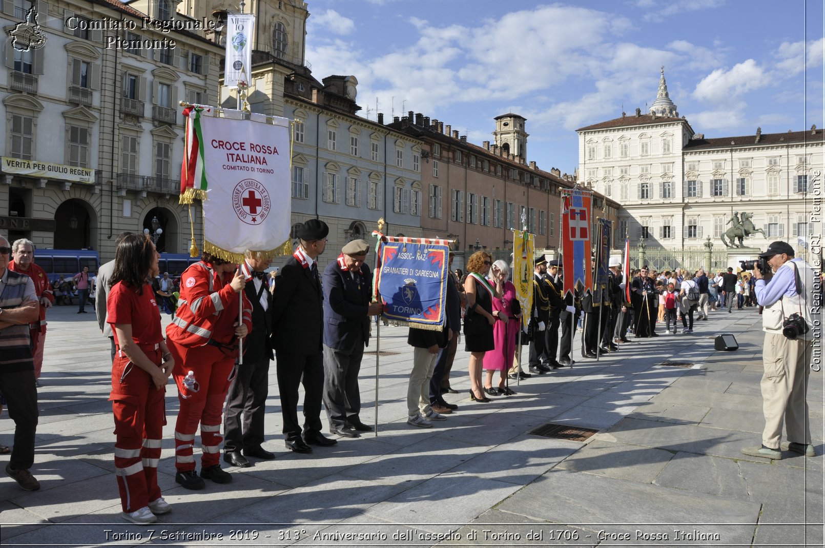 Torino 7 Settembre 2019 - 313 Anniversario dell'assedio di Torino del 1706 - Croce Rossa Italiana