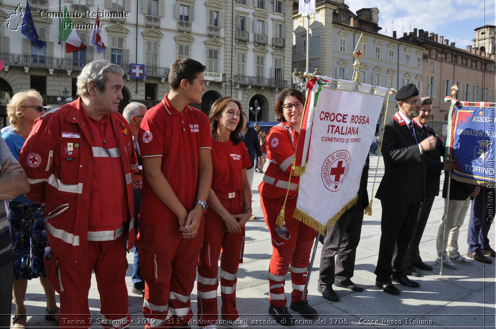 Torino 7 Settembre 2019 - 313 Anniversario dell'assedio di Torino del 1706 - Croce Rossa Italiana