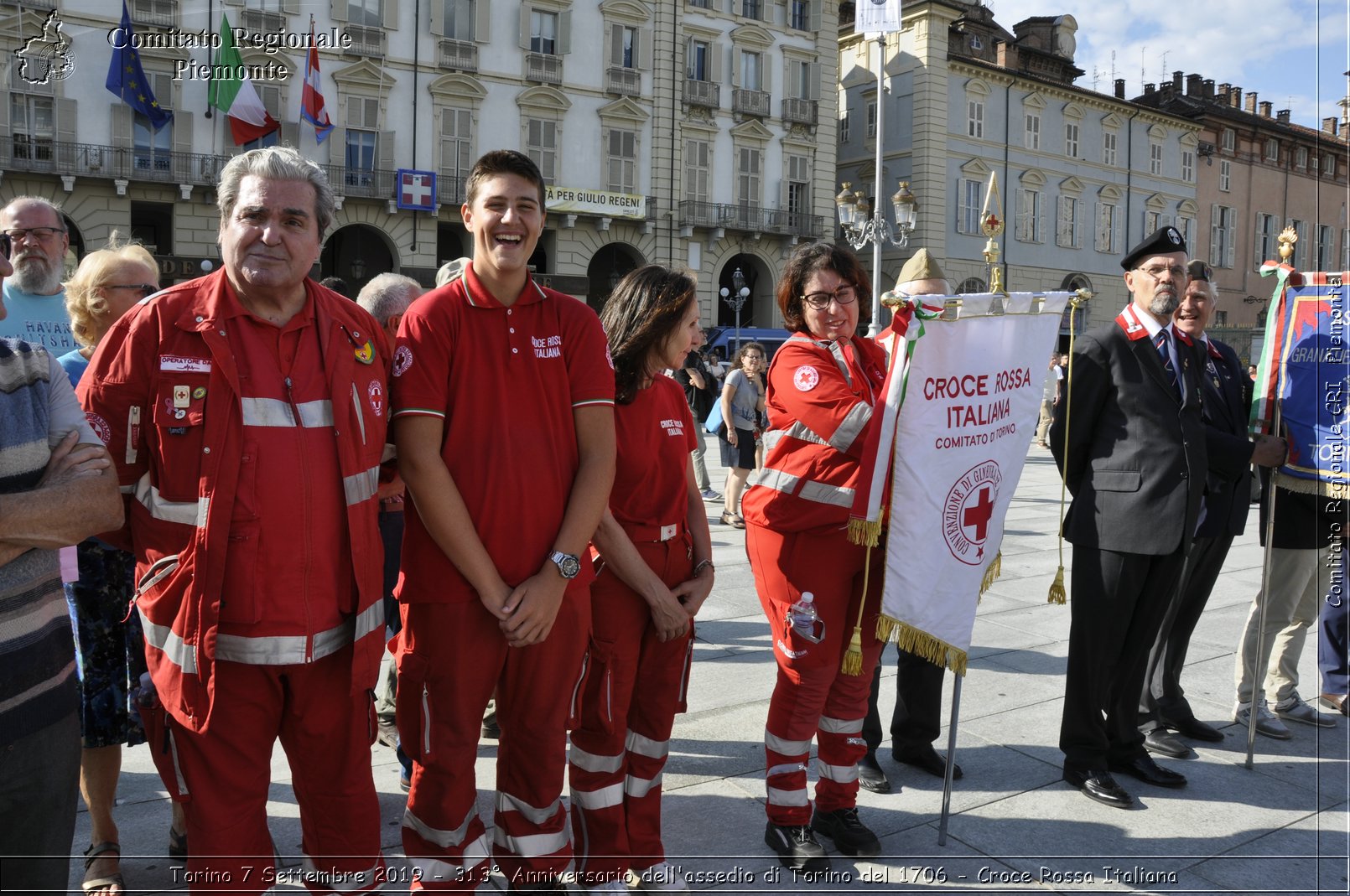 Torino 7 Settembre 2019 - 313 Anniversario dell'assedio di Torino del 1706 - Croce Rossa Italiana