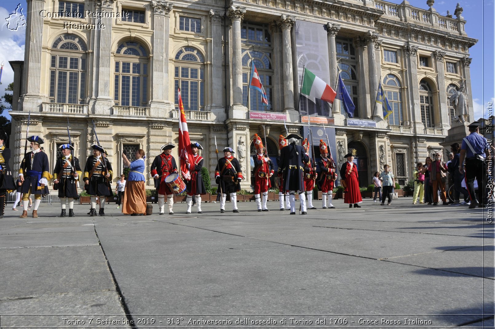 Torino 7 Settembre 2019 - 313 Anniversario dell'assedio di Torino del 1706 - Croce Rossa Italiana