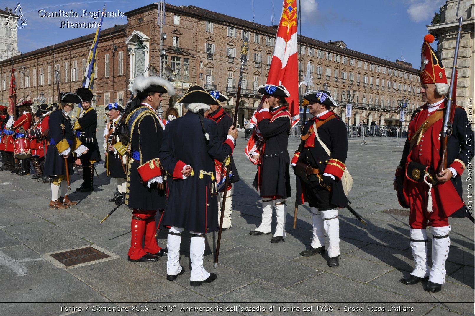 Torino 7 Settembre 2019 - 313 Anniversario dell'assedio di Torino del 1706 - Croce Rossa Italiana