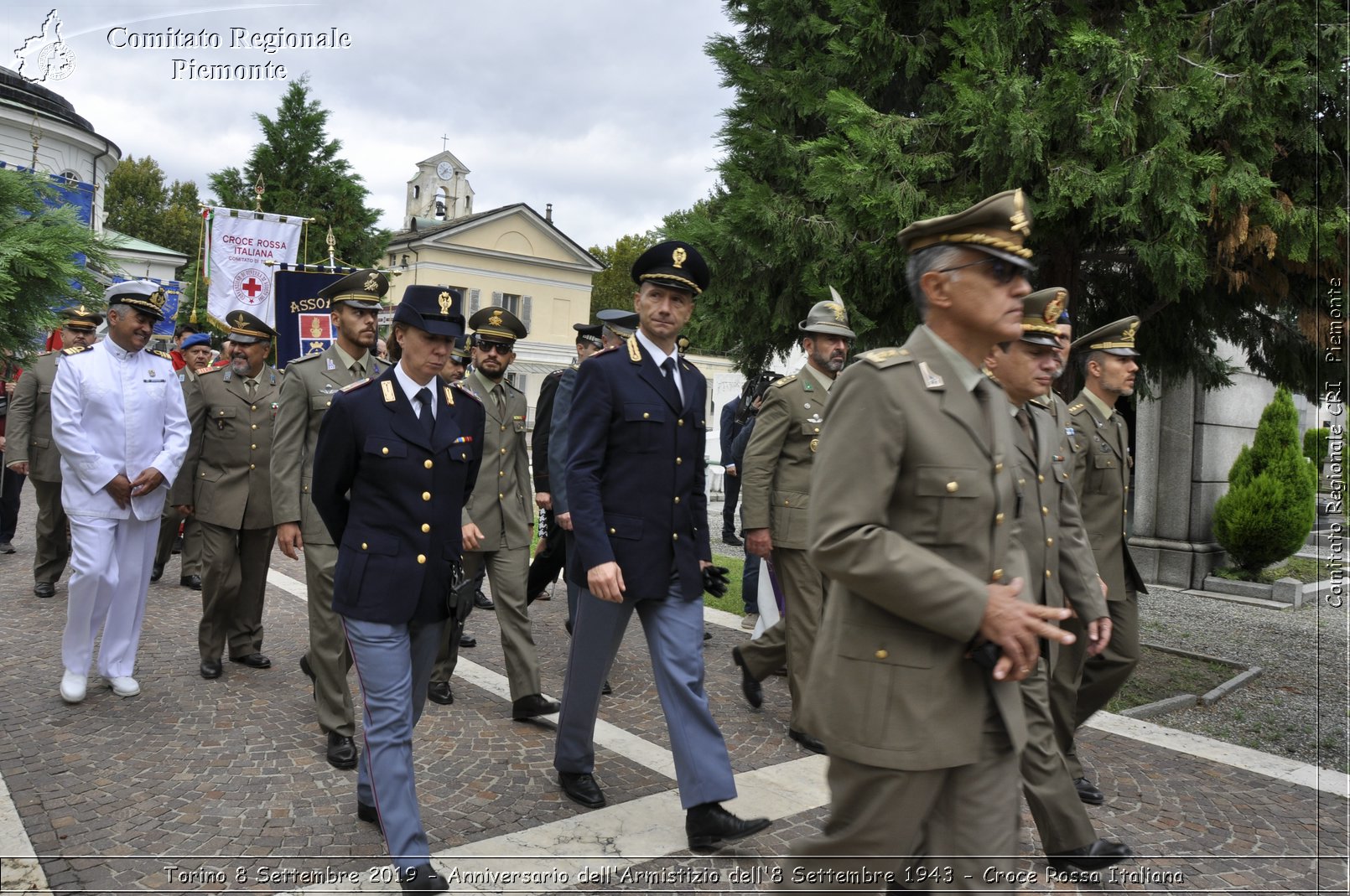 Torino 8 Settembre 2019 - Anniversario dell'Armistizio dell'8 Settembre 1943 - Croce Rossa Italiana