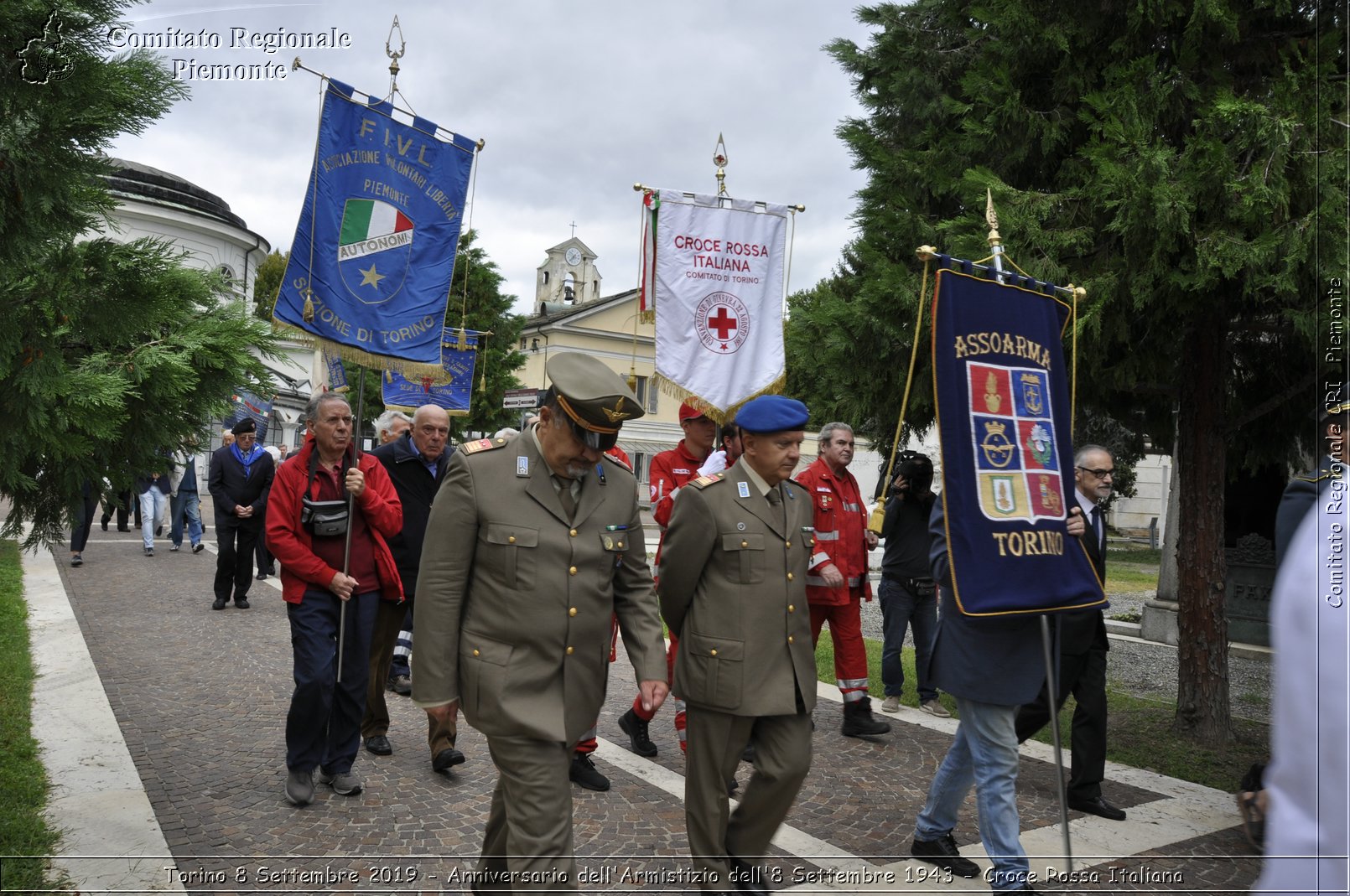 Torino 8 Settembre 2019 - Anniversario dell'Armistizio dell'8 Settembre 1943 - Croce Rossa Italiana