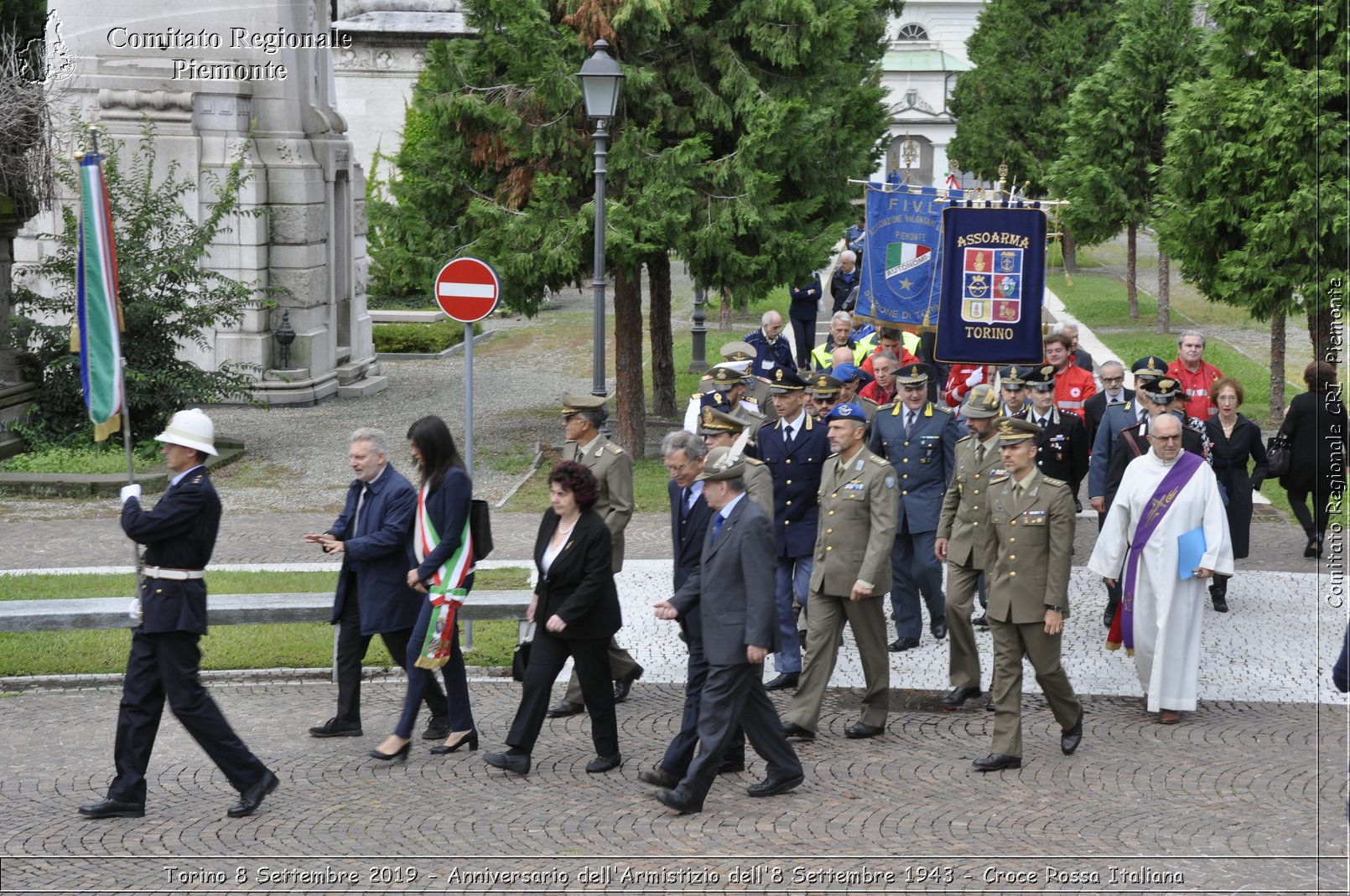 Torino 8 Settembre 2019 - Anniversario dell'Armistizio dell'8 Settembre 1943 - Croce Rossa Italiana