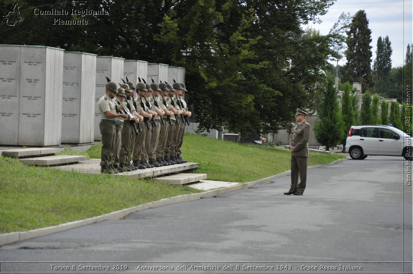 Torino 8 Settembre 2019 - Anniversario dell'Armistizio dell'8 Settembre 1943 - Croce Rossa Italiana