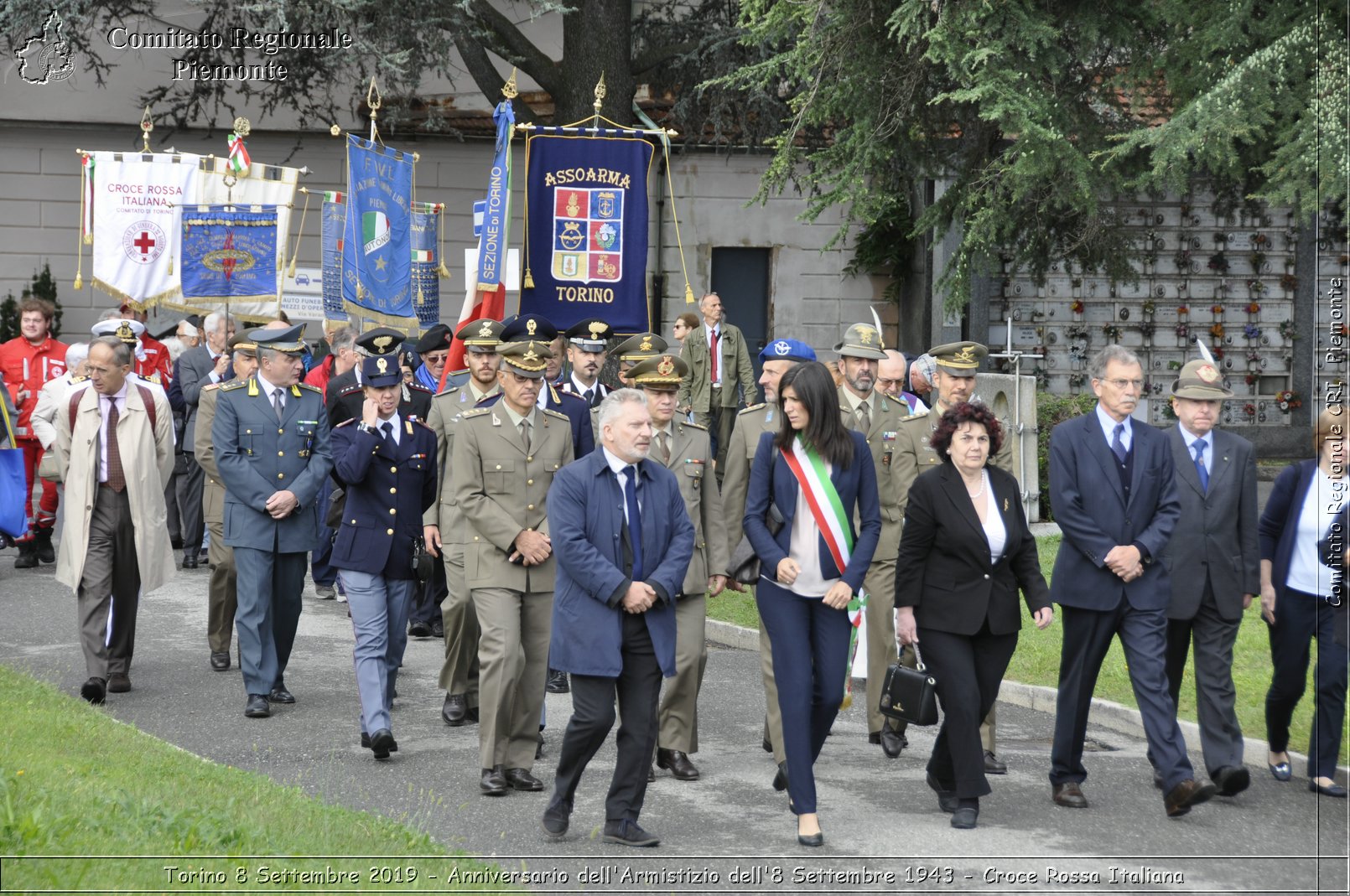 Torino 8 Settembre 2019 - Anniversario dell'Armistizio dell'8 Settembre 1943 - Croce Rossa Italiana