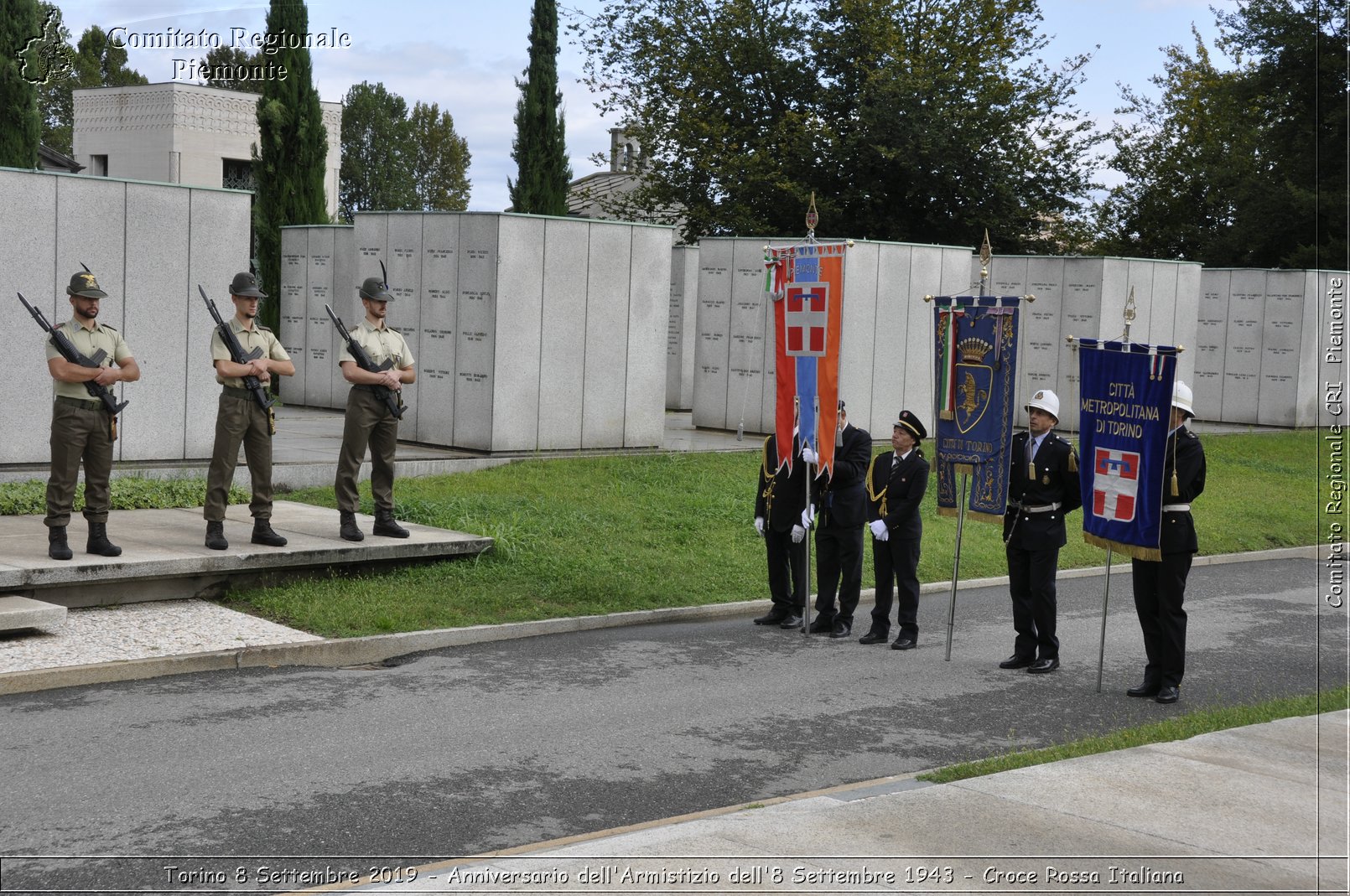 Torino 8 Settembre 2019 - Anniversario dell'Armistizio dell'8 Settembre 1943 - Croce Rossa Italiana