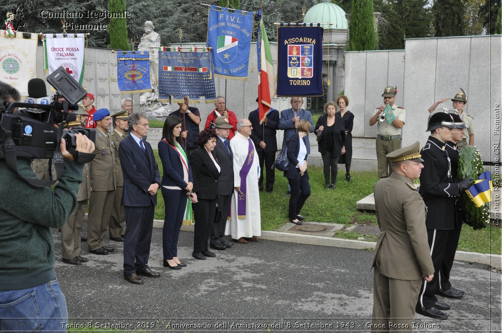 Torino 8 Settembre 2019 - Anniversario dell'Armistizio dell'8 Settembre 1943 - Croce Rossa Italiana