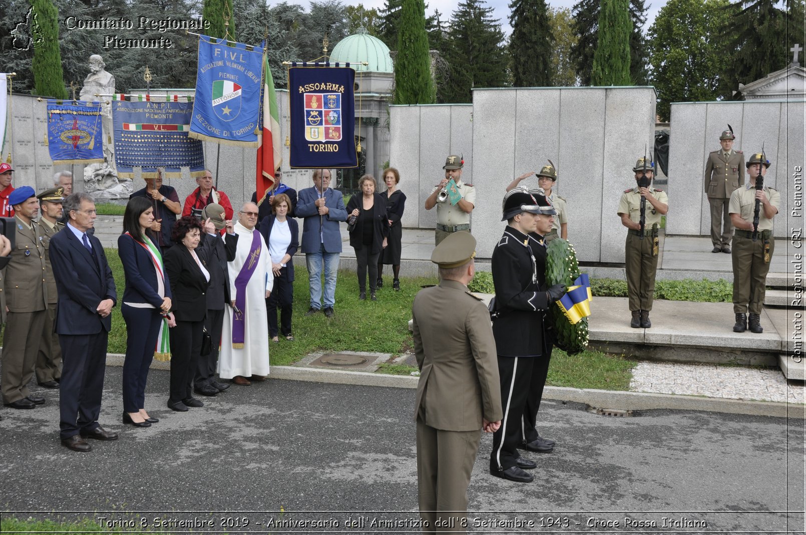 Torino 8 Settembre 2019 - Anniversario dell'Armistizio dell'8 Settembre 1943 - Croce Rossa Italiana