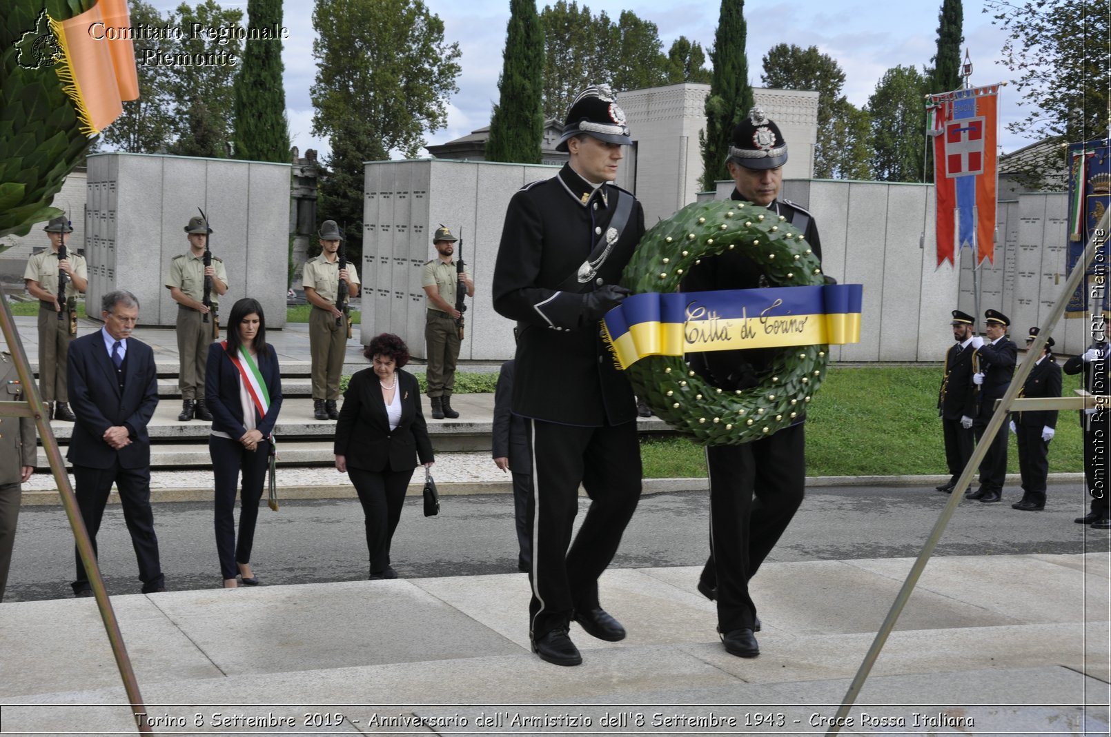 Torino 8 Settembre 2019 - Anniversario dell'Armistizio dell'8 Settembre 1943 - Croce Rossa Italiana