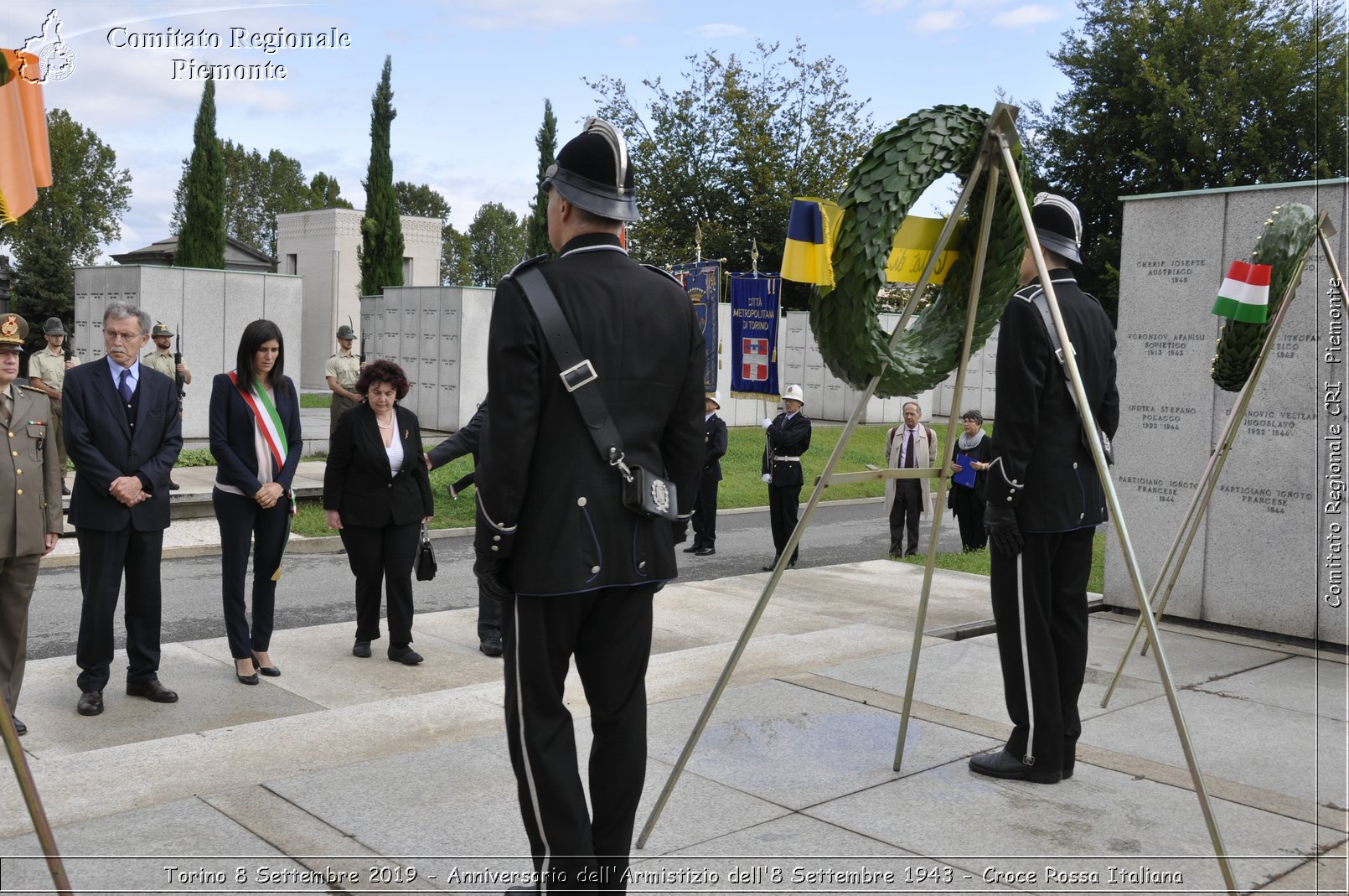 Torino 8 Settembre 2019 - Anniversario dell'Armistizio dell'8 Settembre 1943 - Croce Rossa Italiana