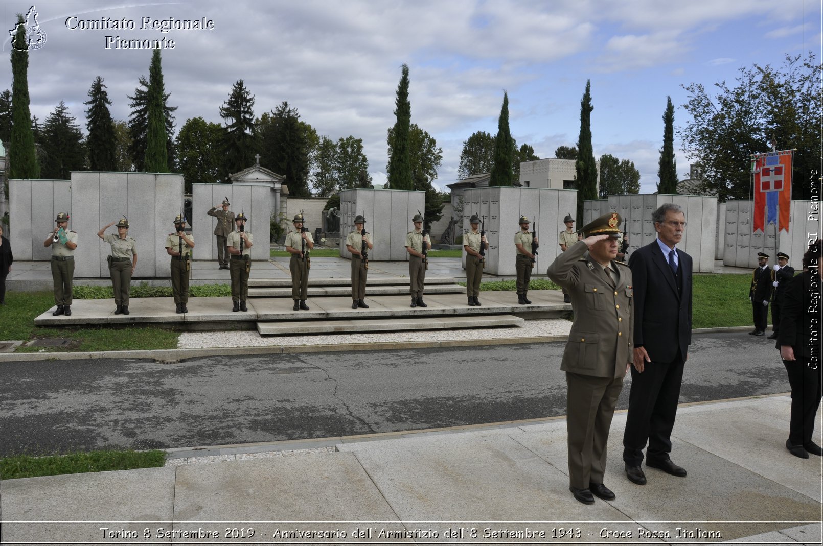 Torino 8 Settembre 2019 - Anniversario dell'Armistizio dell'8 Settembre 1943 - Croce Rossa Italiana